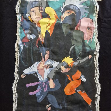 Naruto Bershka Black T-Shirt