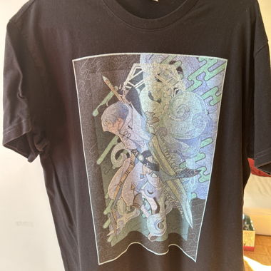 T-shirt graphique noir