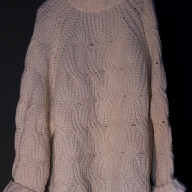 maglione chunky lavorato a maglia