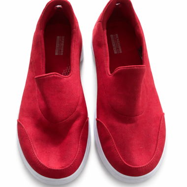 Sneakers slip-on rosse