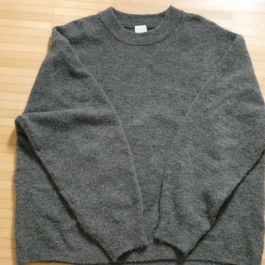 H&M grauer Strickpullover Grösse M