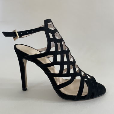 Black High Heel Sandals
