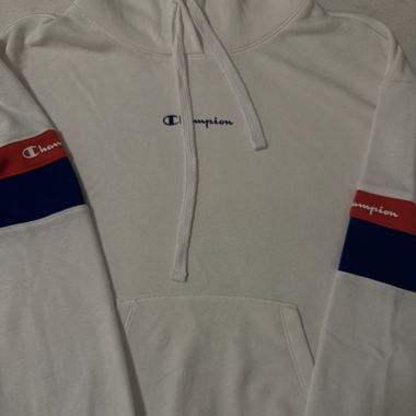 Champion Hoodie Weiss