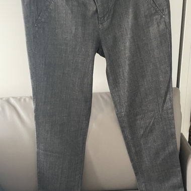 Pantaloni in denim nero