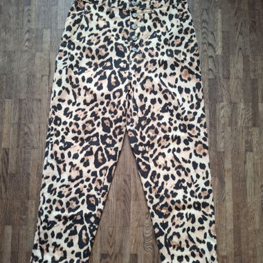 Leopard Print Motel Pants