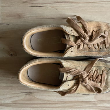 used puma suede platform sneakers