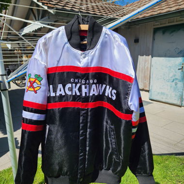 Veste en satin des Chicago Blackhawks
