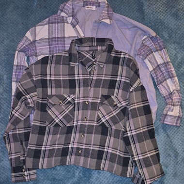 Lot 2 chemise épaisse carolé M