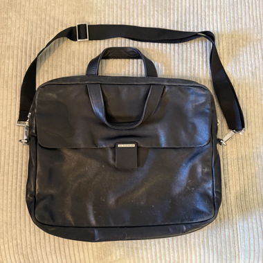 Black Leather Business Bag – Le Tanneur