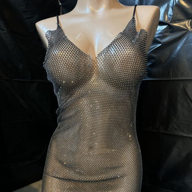 Glitzerkleid