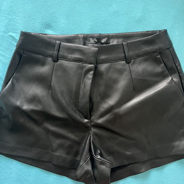 Dynamite Black Faux Leather Shorts