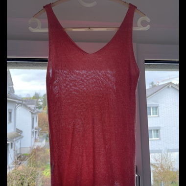 Pink glitzerndes Trägershirt 