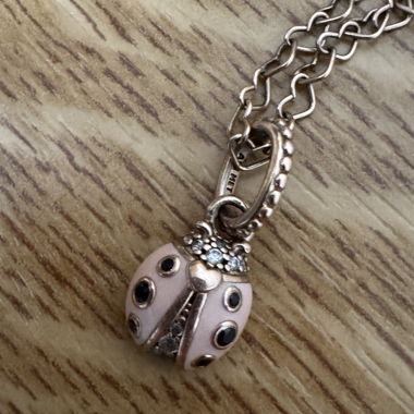 Pandora Damenkette mit Marienkaefer-Anhaenger