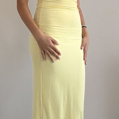 Amisu Yellow Dress, size 34 (XS)