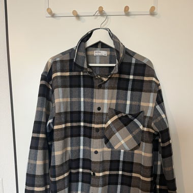Blau Karierte Jacke 