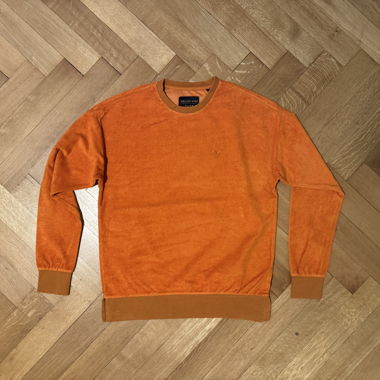 Orange Brand Who Crewneck