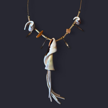 Collier artisanal coquillages 