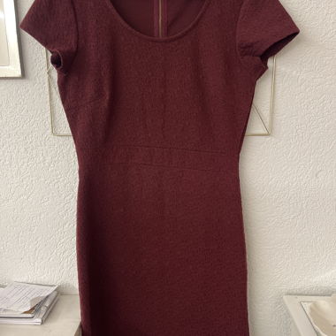 Bordeaux dress from Vila M