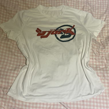 T-shirt blanc avec logo