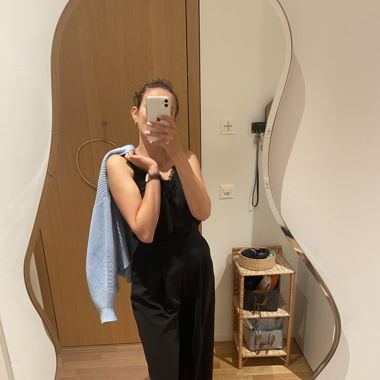 H&M pleated trousers