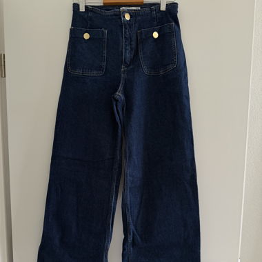 High-Waist Flare Denim Jeans