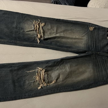 Jean TWU femme EUR 36 avec déchirures