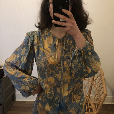 Blouse à fleur Vanessa bruno