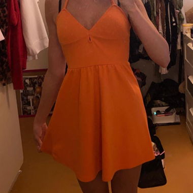 Robe d’été orange