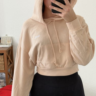 LEVI’S - felpa con cappuccio rosa