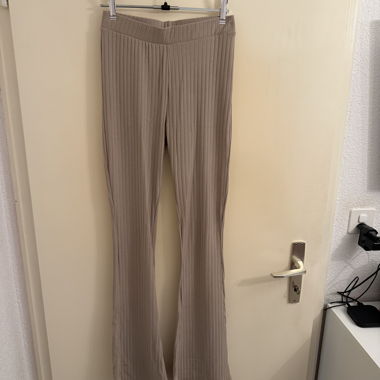 Pantalon plissé beige