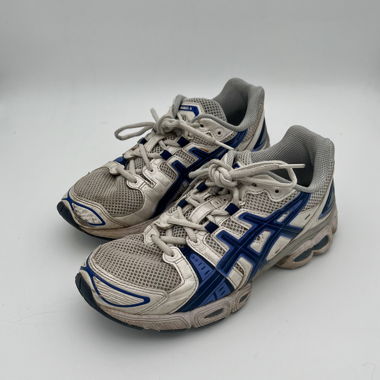 Asics “Nimbus 9 Gel” Laufschuhe weiss/blau