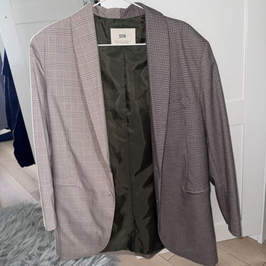 Blazer con due motivi