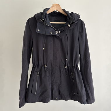 Jacke mit Kapuze dunkelblau