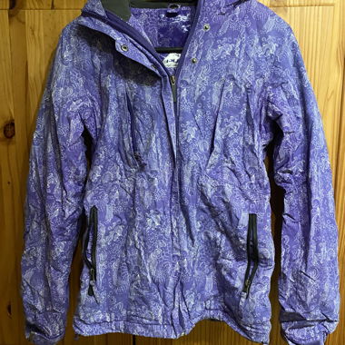 Purple ski / snowboard jacket