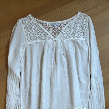 weisse Bluse 