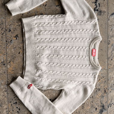 Diesel Cream Knit Sweater