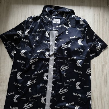 NEUF Karl Kani Chemise en soie Taille M