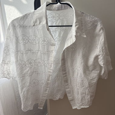 White Lace Shirt by Karl Marc John