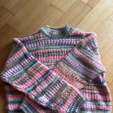 Farbiger Woll Pullover 