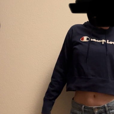 Champion Hoodie cropped