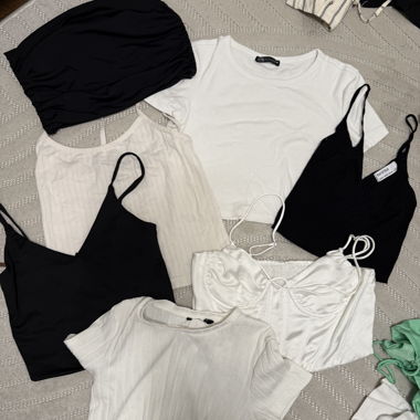 Several crop tops