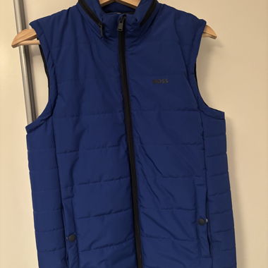 Gilet matelassé bleu BOSS taille 14-S