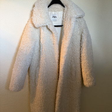 Manteau Zara duveteux