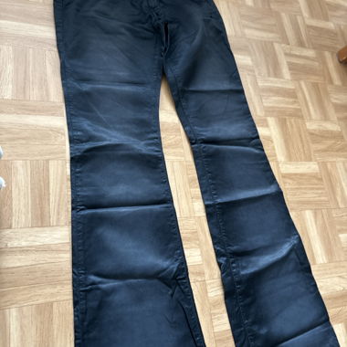 Versace Jeans Couture schwarze Satin-Hose