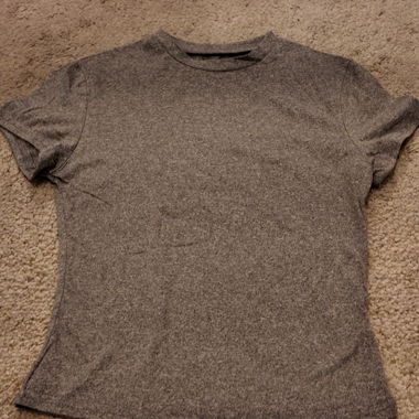 T-shirt grigio chiné