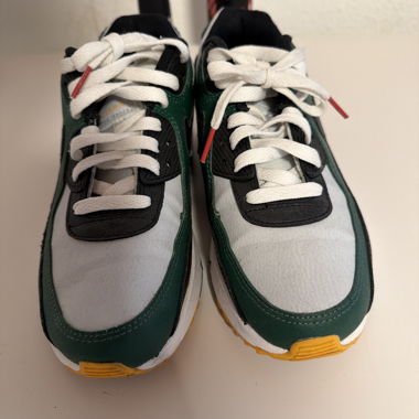 Green and White Air Max