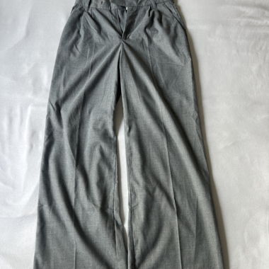 Grey fabric trousers