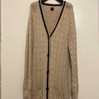 Strickjacke Longcardigan Gr L