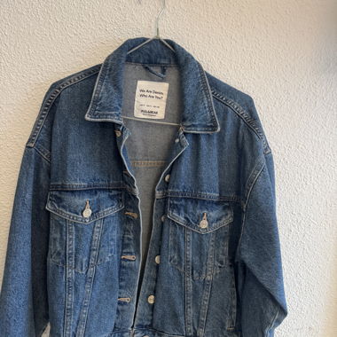 Veste en jean bleue