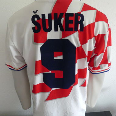 Heimtrikot Kroatien 1998, Davor Šuker, Vintage-Trikot